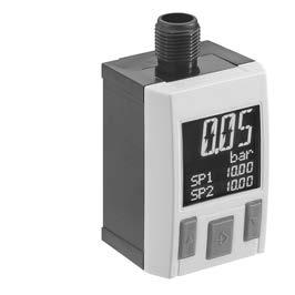 Operating pressure: -4.5-74 psi electronic Output signal digital: 2 outputs - output IO-Link electr.