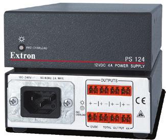 This power supply is designed to take the place of several individual PS Series desktop power supplies, which frees up space in the equipment rack.