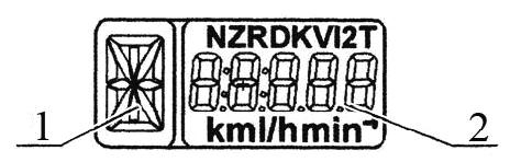 c) PTO speed gauge 3 (figure 2.8.1) displays the PTO speed on a light indicator.