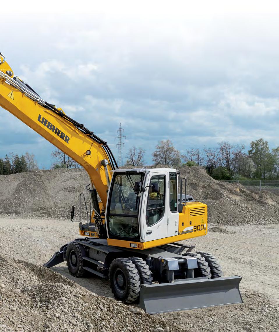Reliability Liebherr hydraulic excavators have been designed and built to withstand the toughest of conditions at the building site.