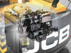 9 9 JCB s new EcoMAX T4F/ Stage IIIB 55 kw engine uses up to 10% less fuel than existing 13T excavators, saving you money.
