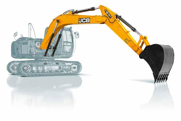 LESS SERVICING, MORE SERVICE. WE VE DESIGNED THE JCB JS131 TO BE LOW MAINTENANCE AND EASILY SERVICEABLE.