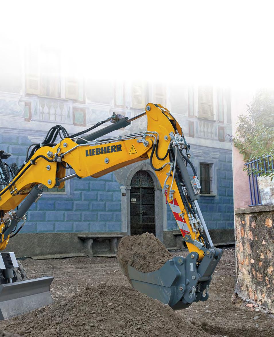 Performance Liebherr wheeled excavators have the performance to get building work done faster.