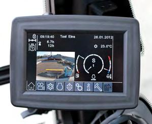 with touchscreen indicating unit.