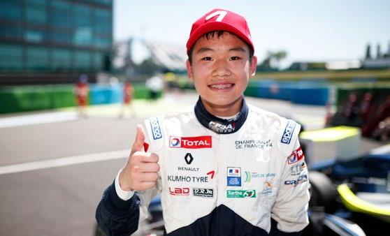 YIFEI YE French F4 Champion in 2016 Driver in 2017 with Josef Kaufmann Racing in Eurocup Formula Renault 2.0. NORMAN NATO Vice-Champion in F4 Eurocup 1.