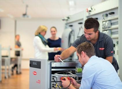 Fronius training Blindext courses / 83 OVERVIEW OF OUR TRAINING PROGRAMME / Impress your customers with your technical and service expertise.