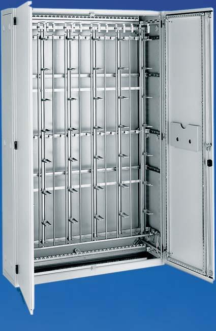 5 With 2 PROFIL system distribution racks for 300 pairs LSA-PROFIL 2/10 Weight: 30kg Order No.