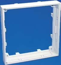 Flush mounting frame Pack 6406 2 004-20 KRONECTION Box II flush mounting frame Necessary for flush mounting. Dimensions in mm (h x w): 255 x 255 Order No.