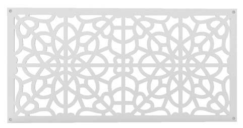 DECORATIVE SCREEN PANEL HARDWARE KITS COLOR HARDWARE KITS White Includes 12 screws & 12 color matched screw cap covers 73025526