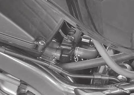 SECONDARY AIR SUPPLY SYSTEM This model is equipped with a built-in secondary air supply system. The pulse secondary air supply system is located on the cylinder head cover.