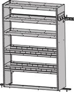 HD Series Tall Shelf Trade Packages NV Cargo High Roof 07NH CARGO MANAGEMENT SYSTEM 60 TALL SHELVING NV Cargo High Roof SMCFSV Partition HDNVH
