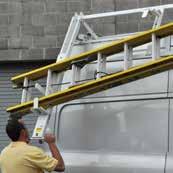 LoadsRite drop-down ladder racks that load and unload the safe and right way. Interior ladder storage. Plug and Play accessories. File storage, removable small parts bins, and much more!