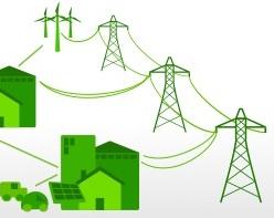 ON-GRID HPS Utility connected systems: Utility connected HPS avoid the need for electricity storage in batteries, by essentially using the utility as a battery system smart grids (74.000 small gen.