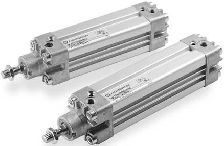 PA/181000, PA/181000/M M/50 switches can be mounted flush with the profile Conforms to DIN ISO 6431 and VDMA 24562 part 1 Mountings conform to DIN ISO 6431, VDMA 24562 part 2 and NFE 49-003-1