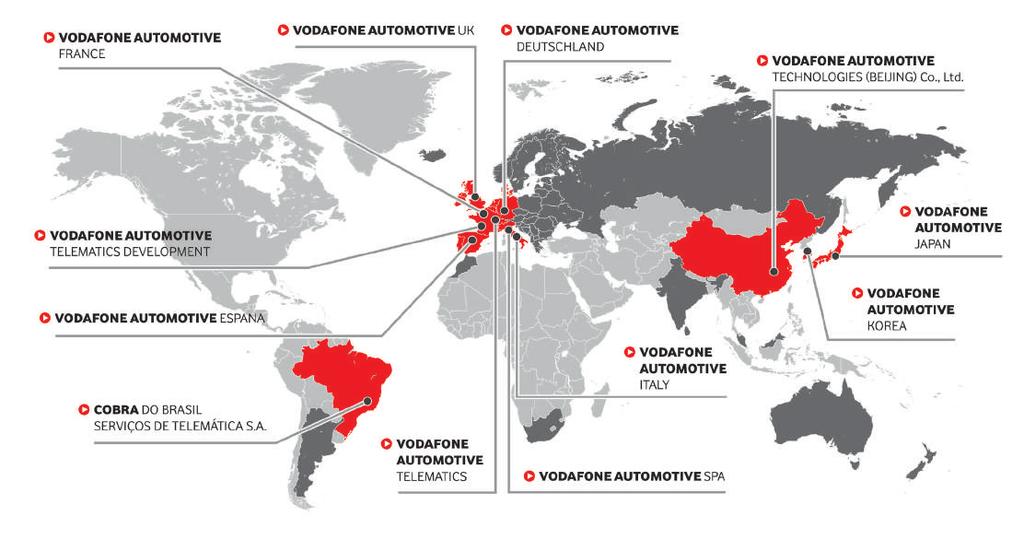 Vodafone Automotive Varese: a 10,000 sqm area serving customers worldwide, nearly 3 million systems produced last year.