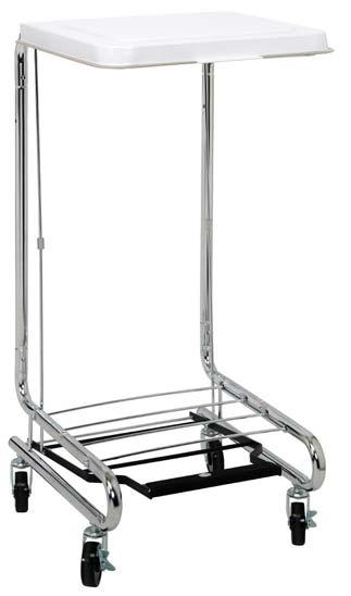 W" x L" x H" WGT 18-M-HAMP 20" x 18" x 38" 21 lbs Foot lever COMPLETE PACKAGE Bin Transport Cart The combination of bins and