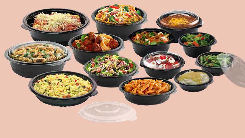 High Performance Polypropylene Bases & Lids Incredi-Bowl Bases and Lids Round