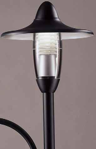 Skyline Pole Top Skyline 150w CDM-TT mounted on 4m columns at 6m centres Ideal for plazas, pedestrian areas, precincts, parks, etc Select from a wide choice of lamps Versatile mounting options for