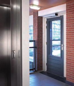 Die Einsatzmöglichkeiten sind vielfältig: EMD Unique in its class Thanks to a construction height of only 7 cm and its clear design, the EMD swing door drive fits perfectly into your room concept