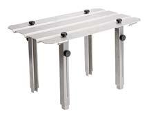 For TRAX ADV side cases M/L. ALK.00.732.10000 B TRAX ADV table legs Silver. Aluminum. Brushed. 2 legs.