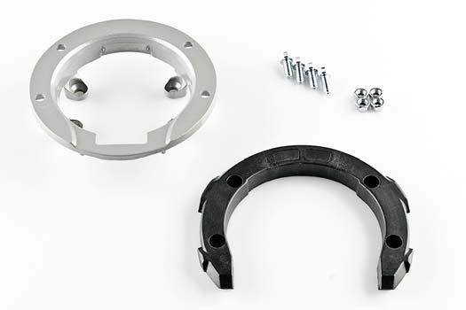 164 When a tank is not compatible with gas cap mounting, bike specific solutions are available
