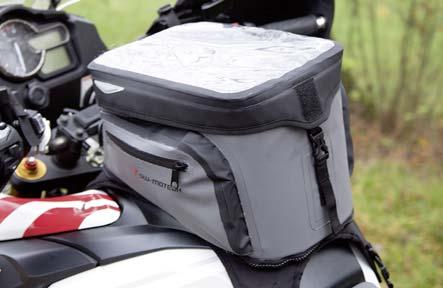 Fastening system allows combination with other Drybags INCLUDED Tail bag, fastening