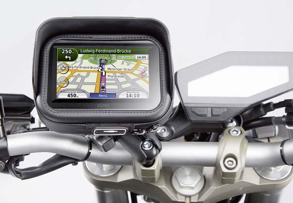 30100/B GPS device not included in delivery Handlebar mounting with RAM arm 3", universal mount and