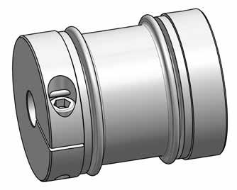 Metal Bellows Coupling I Series KR straight bellows simple installation with radial EASY-clamping hub low restoring forces high torsional stiffness long design technical data: KR TN moment torsional