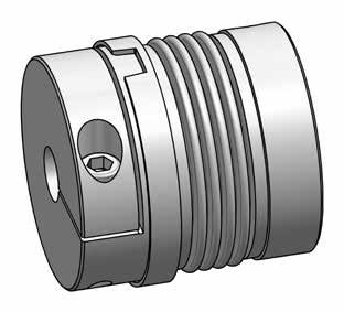 Metal Bellows Coupling I Series KPP plug-in design simple installation EASY-clamping hub high torsional stiffness backlash-free, precise torque transmission sturdy whole metal version temperatures up