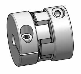 Elastomer Coupling I Series EKM with clamping hub on both sides plug-in backlash-free cost-effective standard series technical data: EKM TN moment torsional stiffness max.