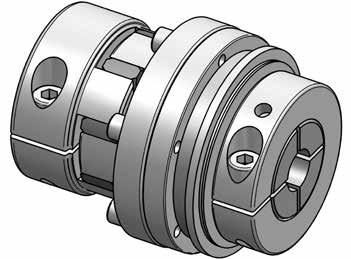 Safety Coupling I Series SKB-EK for direct drives with elastomer attachment with radial clamping hub on both sides plug-in flexible backlash-free oscillation dampening technical data: SKB setting