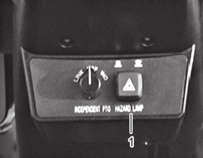 FUNCTIONS 4-3. When applying light pressure to the Brake pedals, the machine s ground speed will be reduced until the Brake pedals released.