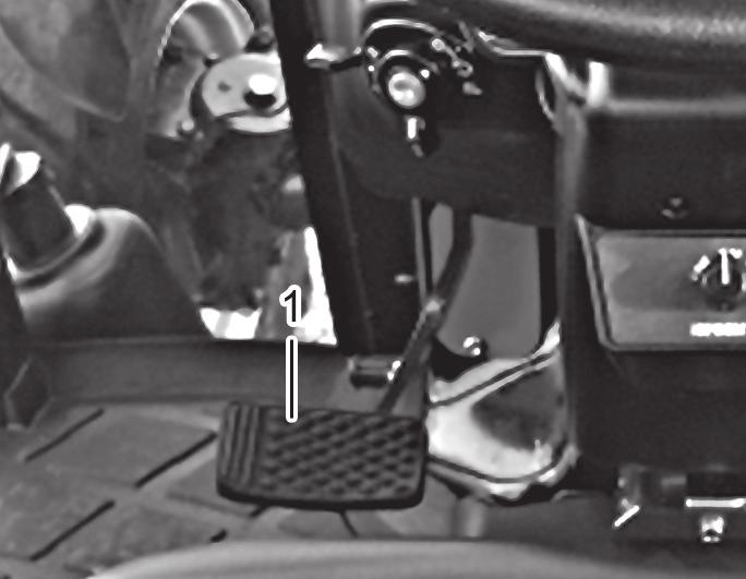 Accelerator Pedal It is used to transmit the engine power.