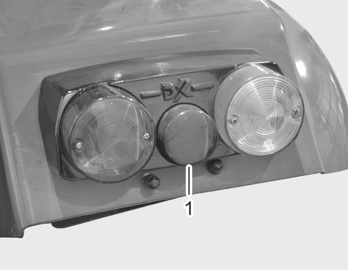 FUNCTIONS 4-23 TAIL LAMP Brake LAMP REVERSE DRIVE LAMP [ROPS] [ROPS] [ROPS] 1 11 BR25O447b BR25O448b