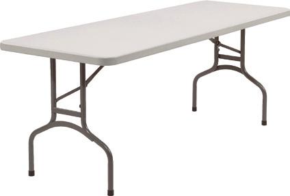 57 99 NPS-BT-1872 Lightweight Plastic Folding Training Table (18 x 72 ) Also available in 18 x 61 and 18