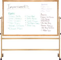 Find just the right dry erase board for your classroom Marsh Industries Mobile Reversible Double-Sided