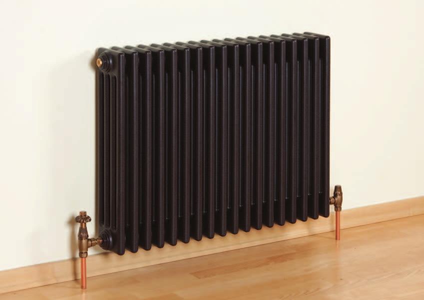 Eco Retro Textured Anthracite Column Radiator Now available from stock Factory packaged & assembled ECO RETRO TEXTURED ANTHRACITE Code No. of Depth Height Width No.