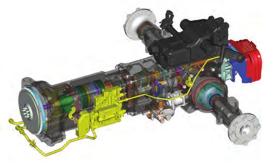 New Holland engineers used the latest technology to design and manufacture the PowerStar drivetrain. The result: a refreshing picture of simplicity.