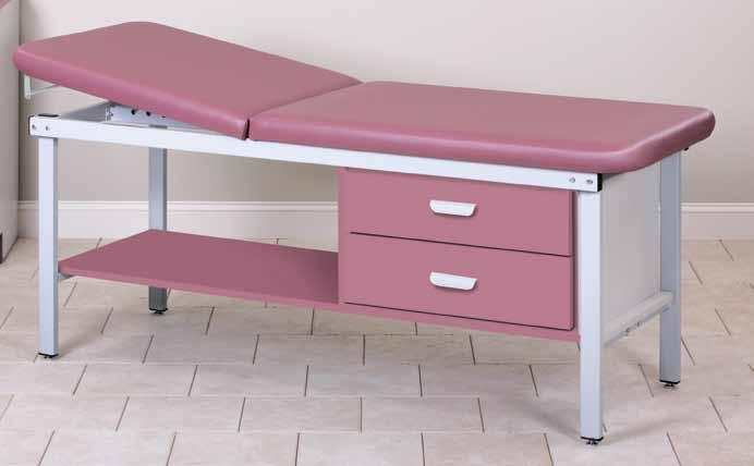 Treatment TABLES Shelf Laminate Color Selections Pro Advantage tables feature contemporary styling and durable, all-welded, steel frame construction and a powder-coated finish for great looks and