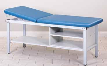 72 31 30 Straight Line Treatment Table* Features all-steel frame, laminate shelf, storage compartment
