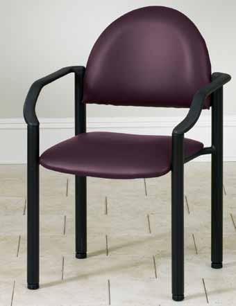 Frame Chair with Arms Same as above (packed 2 per box) Seat Seat Height P270020 17 1 /2" x 18" 18" Black Frame Chair/No Arms Black powder