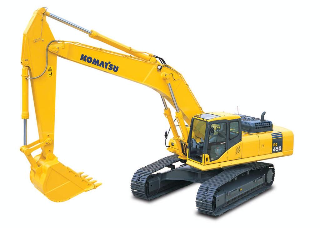 WALK-AROUND Harmony with Environment Low emission engine Powerful turbocharged and aftercooled Komatsu SAA6D125E-3 engine provides 246 kw 330 HP.
