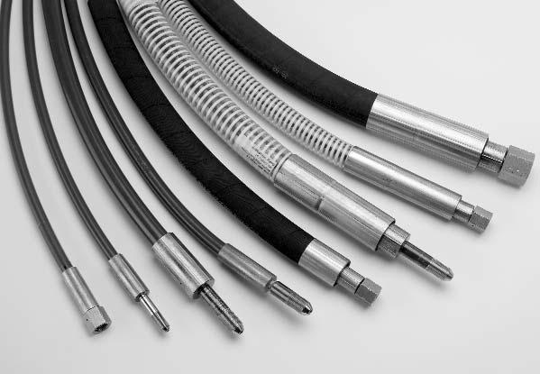 4, PSI HOSES & FLEX LANCES CUSTOM ORDER All Jetstream 4, psi Hoses and Flex Lances are available in custom lengths or with specially selected end fittings or covers.
