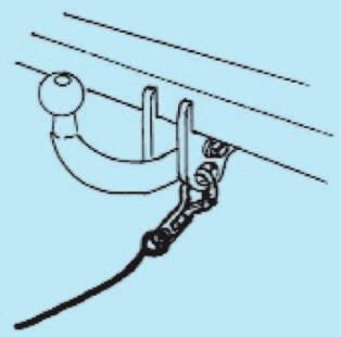 This allows the trailer to come to a halt away from the towing vehicle. Important: only use a breakaway cable that is designed for this and purchased from a reputable dealer.
