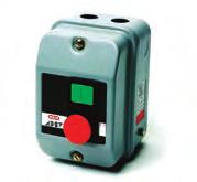 VQ3 Electrical Installations Motor starters A practical motor starter has to do more than just switch on the supply.