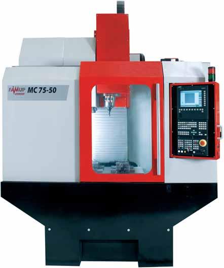 MC 75-50, 120-60 and 150-80 The future of milling. The EMCO FAMUP MC series. One of the most advanced vertical milling concepts in the world today.