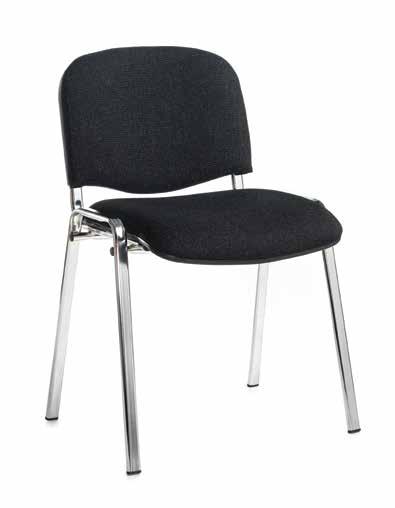 Taurus Fabric chrome frame stacking chair TAU40005 TAU40006 TAU40007 With arms Writing tablet Stackable Taurus - Box of four BOXTAU5 BOXTAU6 BOXTAU7 With arms
