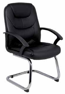 630 585 505 555 505 450 515 8 115kg Majestic Leather faced visitors chair MAJ100C1 Visitor chair Contemporary design