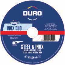 STEEL & INOX ABRASIVE DISCS 100 FLAT CUT steel & inox - for angle grinders DESCRIPTION ; A range of high performance cutting discs for angle grinders.