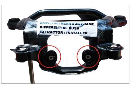 the rear sub-frame and differential bush. Applicable: BMW E46, E85.